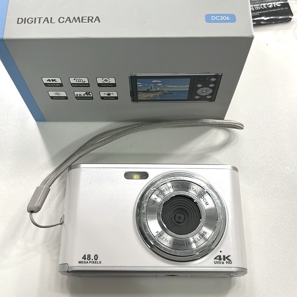 4K Ultra HD Digital Camera - White